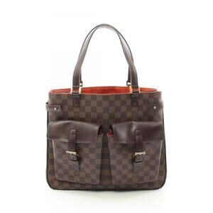 LOUIS VUITTON Authentic Brown Damier Leather Tote Bag